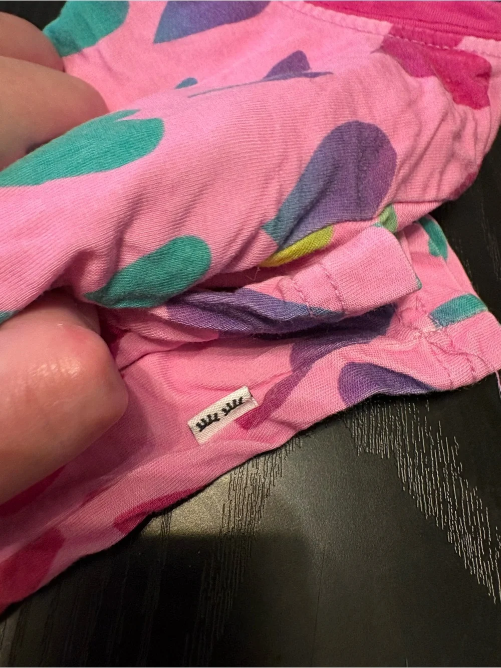 Little Sleepies Pink Heart Print Pajama Set with Rainbow Hearts